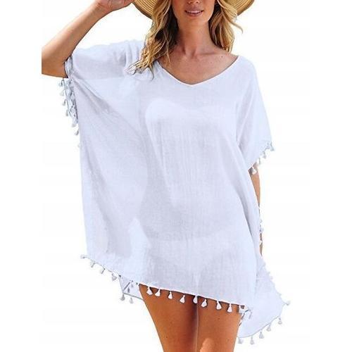 Pareo Tunique De Plage D'été Robe Courte Femme Couleurs Boho Xl Fs4... on Productcaster.