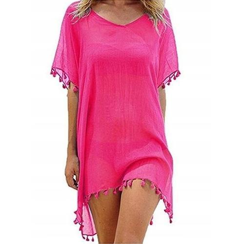 Pareo Tunique De Plage D'été Robe Courte Femme Couleurs Boho M Fs40... on Productcaster.