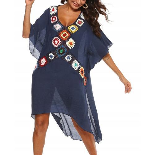 Pareo Tunique Boho Robe D'été Air Beach Cover L Fs40743 on Productcaster.