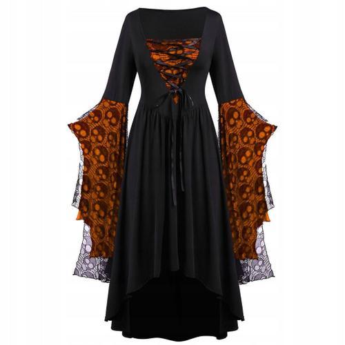 Tenue Sorcières Vampires Robe Gothique Adultes Femmes Halloween S F... on Productcaster.