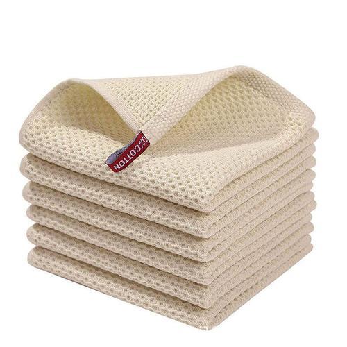 Serviette en coton doux absorbant",torchon de cuisine,chiffons de v... on Productcaster.