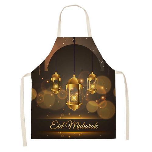 Tablier de cuisine imprimé musulman Eid Mubarak pour femme,Ramadan ... on Productcaster.