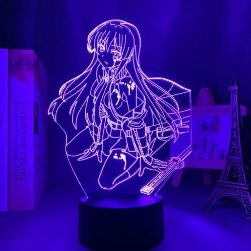 Lampe 3d 7 Couleurs Tactile Sans Télécommande Lampe Led 3d Akame Ga... on Productcaster.