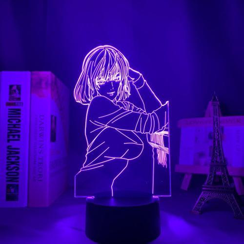 Lampe 3d 16 Couleurs Avec Télécommande Lampe One Punch Man Fubuki E... on Productcaster.