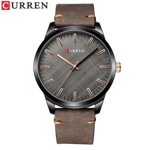 Montre Classique Simple Pour Hommes, Montre-Bracelet En Cuir Quartz... on Productcaster.