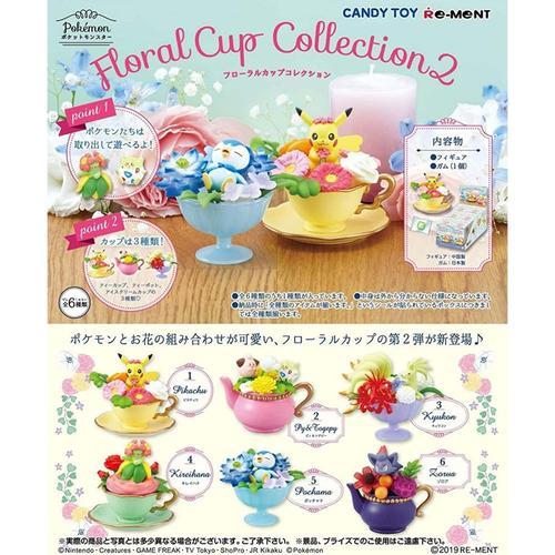 Pokémon - Pack De 6 Figurines Pokémon Floral Cup Collection 2 Re-Ment on Productcaster.