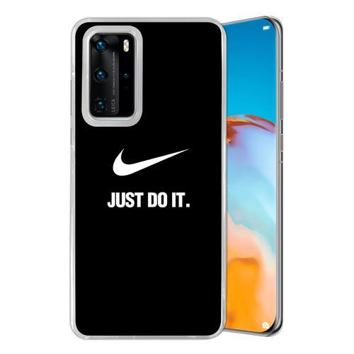 Coque Pour Huawei P40 - Nike Just Do It Noir on Productcaster.