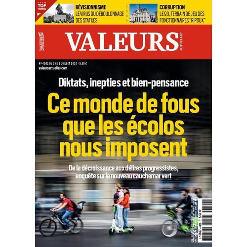 Valeurs Actuelles N 4362 Juillet 2020 on Productcaster.