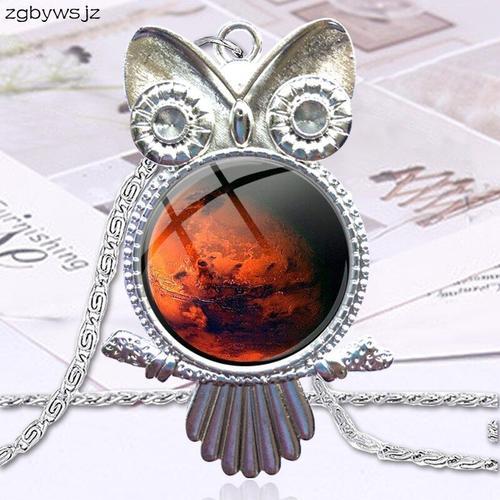 Pendentif En Verre Pour Femmes, Vintage, Galaxie, Collier Plaqué, B... on Productcaster.