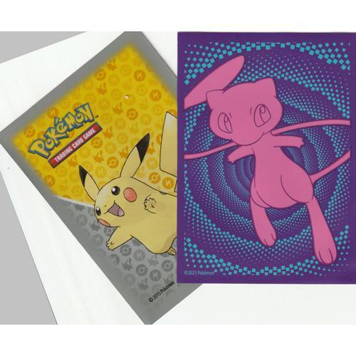 2 Protèges Carte Pokemon - Ultra-Pro - Pikachu - Mew on Productcaster.