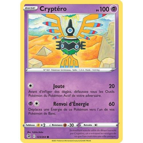 Carte Pokemon - Cryptero - 123/264 - Épée Et Bouclier 8 - Poing De ... on Productcaster.