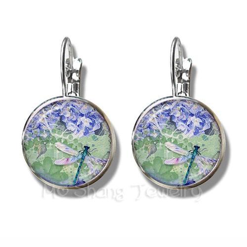 Boucles D'oreilles Motif Abeille, Image D'art D'insecte 16mm, Caboc... on Productcaster.