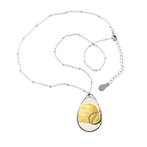 Collier Avec Pendentif En Forme De Goutte D'eau, Boule De Glace Dur... on Productcaster.