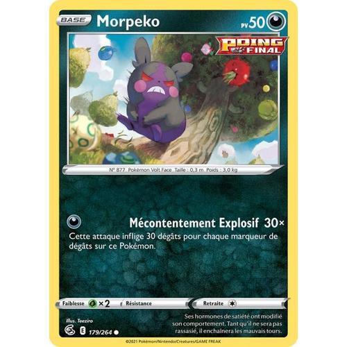 Carte Pokemon - Morpeko - 179/264 - Épée Et Bouclier 8 - Poing De F... on Productcaster.