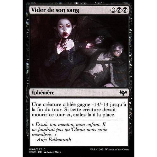 Vider De Son Sang - Magic - Innistrad : Noce Écarlate - C - 94/277 on Productcaster.