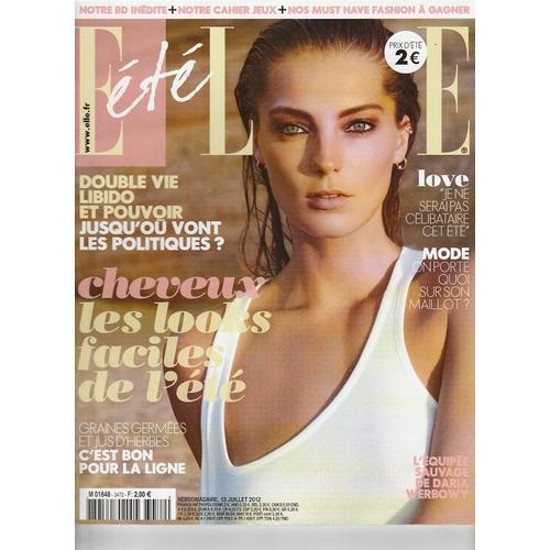 Elle N° 3472 - 13-07-2012 - Daria Werbowy - Mode - Beaute on Productcaster.