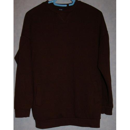 Sweat Marron Kiabi Taille Xs 14 Ans 158-164 Cm on Productcaster.