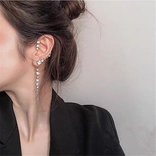 Boucles D'oreilles En Strass Coréen Pour Femmes, Bijoux Brillants, ... on Productcaster.