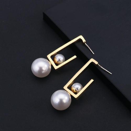 Boucles D'oreilles En Métal Pour Femmes, Nouvelle Mode Coréenne, Gr... on Productcaster.