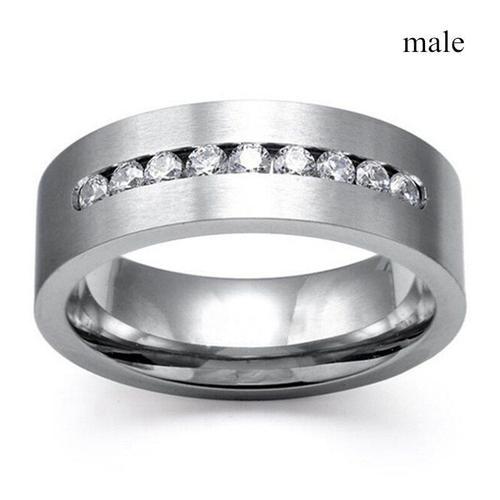 Bague En Acier Inoxydable Pour Hommes Et Femmes, Bijoux De Couple, ... on Productcaster.