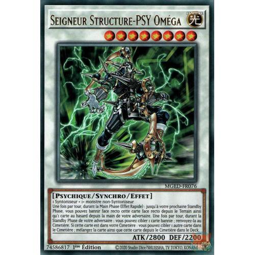 Yu-Gi-Oh - Mged Fr076 - Seigneur Structure-Psy Oméga - Gold-Letter ... on Productcaster.