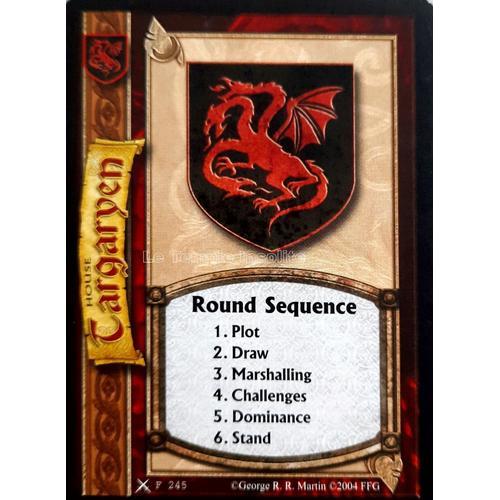 Carte A Game Of Thrones Ccg - House Targaryen Round Sequence F#245 on Productcaster.