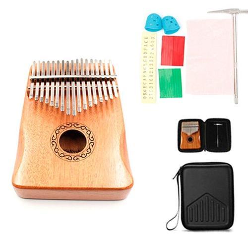 Kalimba En Bois À 17 Touches Pour Enfants, Piano À Pouce En Bois, P... on Productcaster.