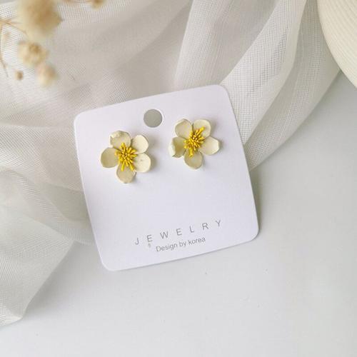 Boucles D'oreilles En Résine À Fleurs Pour Femmes Et Filles, Access... on Productcaster.