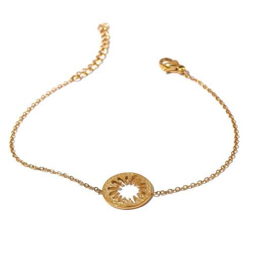 Bracelet Rond Ajouré En Acier Inoxydable Pour Femme, Bijoux, Breloq... on Productcaster.