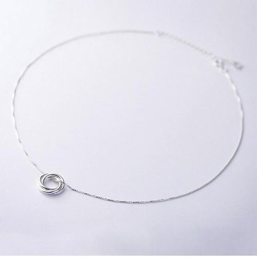 Collier Ras Du Cou En Argent Sterling 925 Pour Femme, Pendentif Vin... on Productcaster.