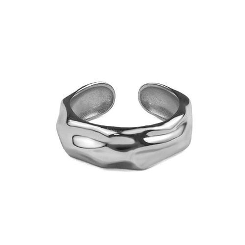 Bague Ouverte En Argent Sterling 925 Pour Hommes Et Femmes, Texture... on Productcaster.