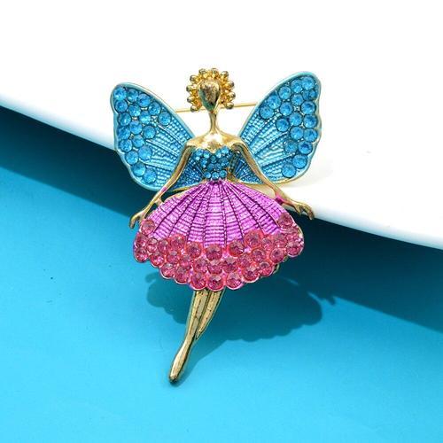 Broche En Strass Pour Hommes Et Femmes, Jolie Broche En Cristal, Fl... on Productcaster.