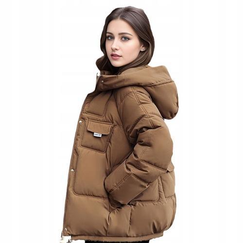 Mode D'hiver Doudoune Matelassée Chaude Pour Femme Avec Capuche Xxl... on Productcaster.