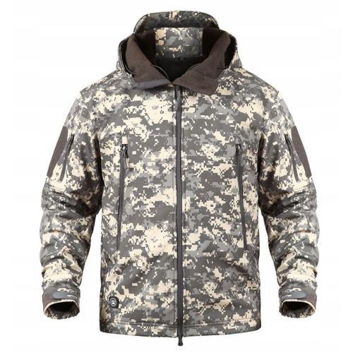 Veste Softshell Tactique Militaire Imperméable Pour Hommes Avec Cap... on Productcaster.