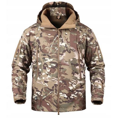 Veste Softshell Tactique Militaire Imperméable Pour Hommes Avec Cap... on Productcaster.