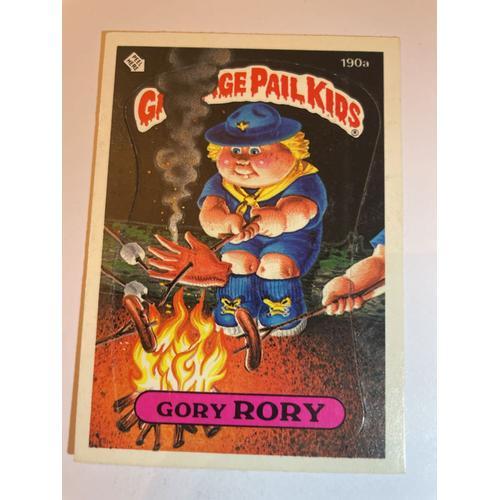 Garbage Pail Kids - Les Crados - Topps Gpk 1986 Gory Rory 190a on Productcaster.