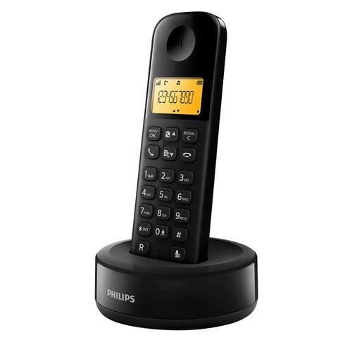 Téléphone solo PHILIPS D1601B Noir on Productcaster.