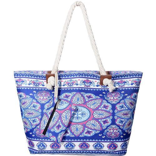 Mandala Grand sac de plage avec fermeture à glissière Sac shopping ... on Productcaster.