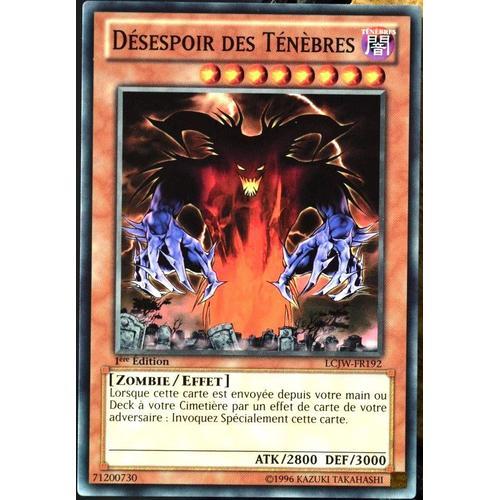 Carte Yu-Gi-Oh Lcjw-Fr192 Désespoir Des Ténèbres (Despair From The ... on Productcaster.