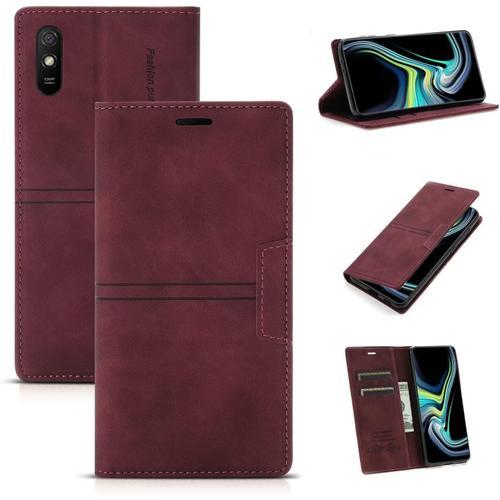 Compatible Avec Coque Moto G9 Play, Pu Cuir Flip Folio Portefeuille... on Productcaster.