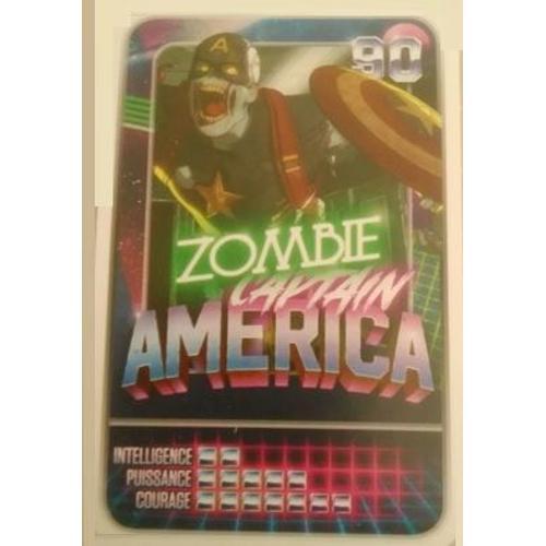 Carte Leclerc Marvel 2021 "Révèle Ton Pouvoir" - Zombie Captain Ame... on Productcaster.