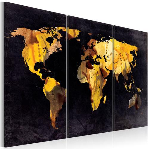 Tableau Cartes du monde Si le monde était un désert ... - Triptyque... on Productcaster.