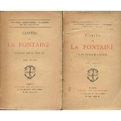 Contes De La Fontaine Tomes Premier Et Second on Productcaster.