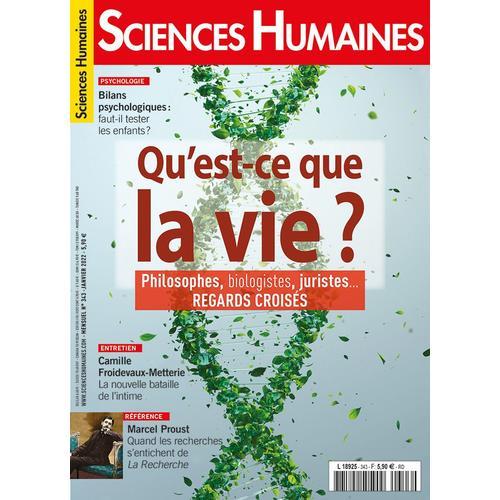 Sciences Humaines 343 Qu'est-Ce Que La Vie ? on Productcaster.