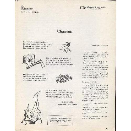 Récitation Chanson Extrait Du D.C. N°120 Du 11-10-62 on Productcaster.