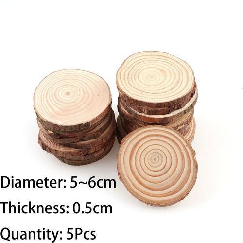 Rondelles De Bois De Pin Naturel Brutes Pour Bricolage,Tanches De T... on Productcaster.