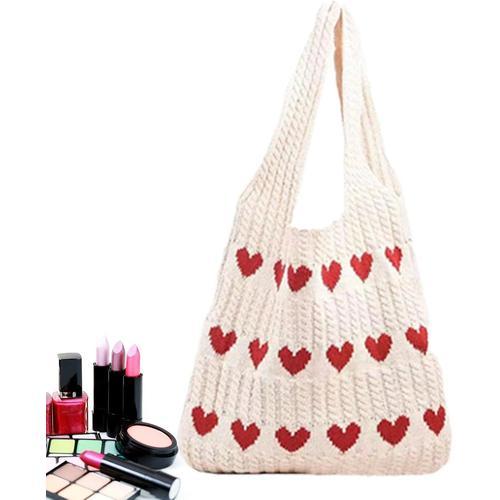 Abricot Sac Fourre-tout Au Crochet Pour Femmes, Sac De Plage Au Cro... on Productcaster.