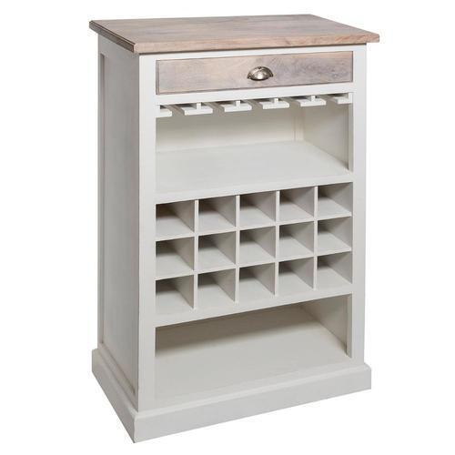 Etagère Avec Range Bouteilles En Bois Aleria - L. 73 X H. 115 Cm - ... on Productcaster.