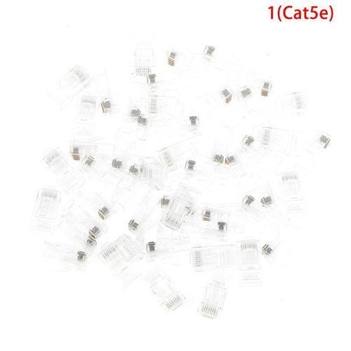 Connecteur Rj45 Cat5e Cat6, 50 piècces/paquet, haute qualité, conne... on Productcaster.