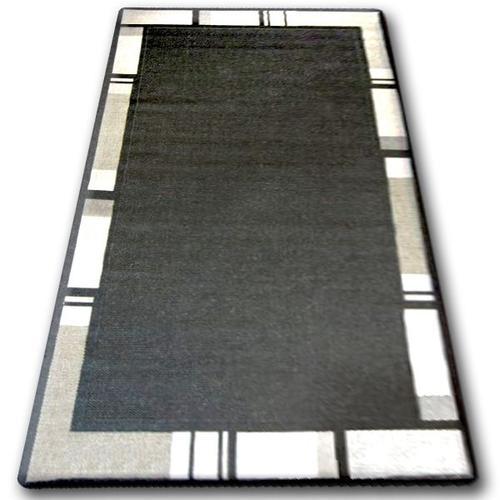 60x110 Cm Tapis En Corde Sizal Floorlux 20195 Noir / Argentin on Productcaster.